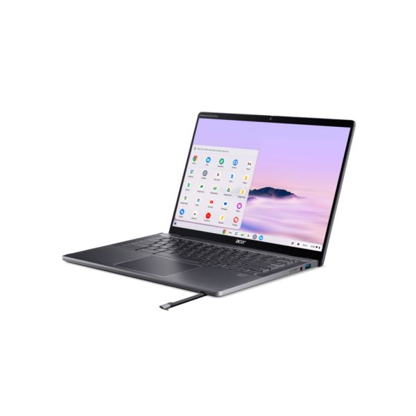 Acer Chromebook CPE794-1N-TCO-73CP Intel Core Ultra 7 155U 35,6 cm (14") Touchscreen WUXGA 16 GB LPDDR5x-SDRAM 256 GB SSD Wi-Fi 6E (802.11ax) ChromeOS US International Grijs (NX.J31EH.007)