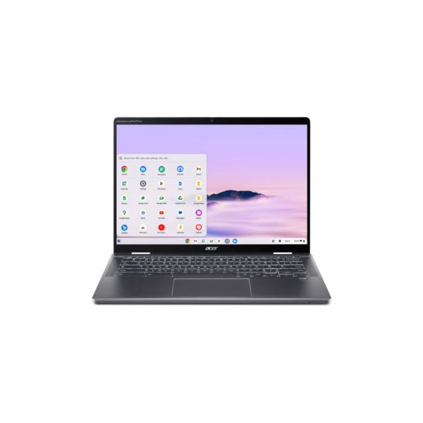 Acer Chromebook CPE794-1N-TCO-73CP Intel Core Ultra 7 155U 35,6 cm (14") Touchscreen WUXGA 16 GB LPDDR5x-SDRAM 256 GB SSD Wi-Fi 6E (802.11ax) ChromeOS US International Grijs (NX.J31EH.007)