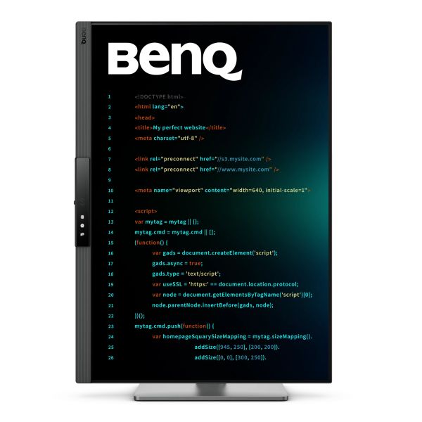 BenQ RD280UG computer monitor 71,6 cm (28.2") 3840 x 2560 Pixels 4K Ultra HD Zwart (9H.LNXLE.EBE)
