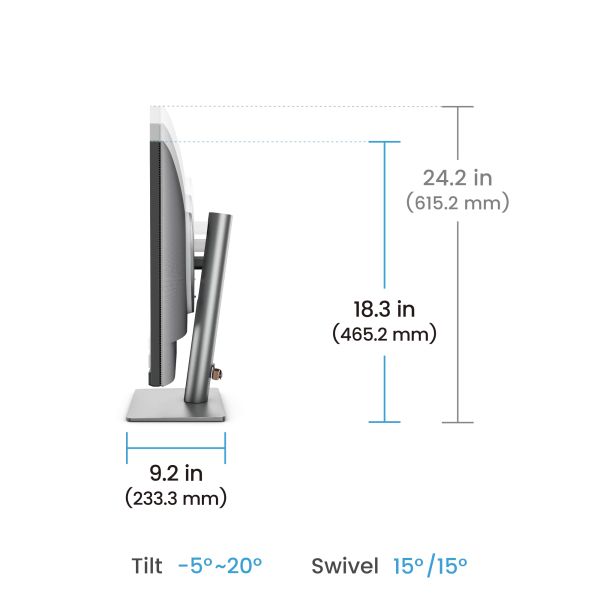 BenQ RD280UG computer monitor 71,6 cm (28.2") 3840 x 2560 Pixels 4K Ultra HD Zwart (9H.LNXLE.EBE)