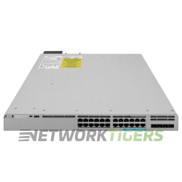 Cisco Network Switch Managed L2/L3 (C9300L-24P-4X-A-RFB)