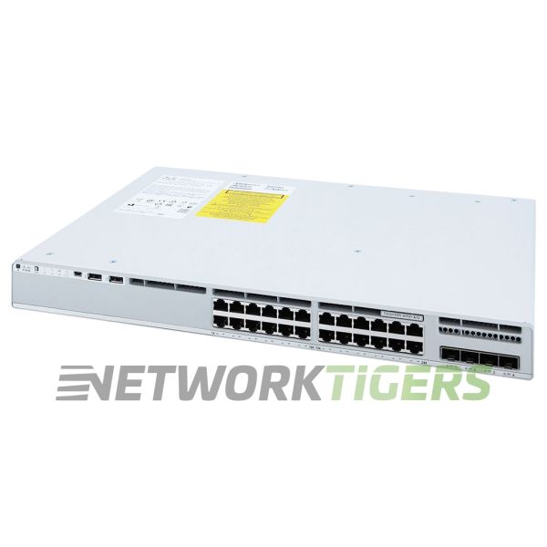 Cisco Network Switch Managed L2/L3 (C9300L-24P-4X-A-RFB)