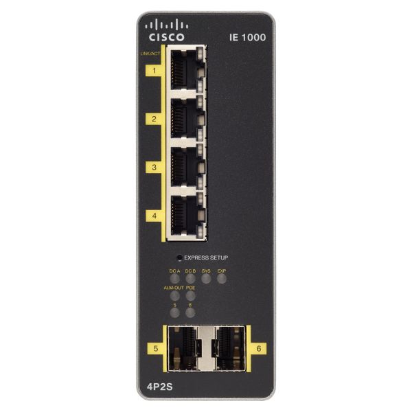 Cisco IE-1000 GUI BASED L2 POE (IE-1000-4P2S-LM-RFB)