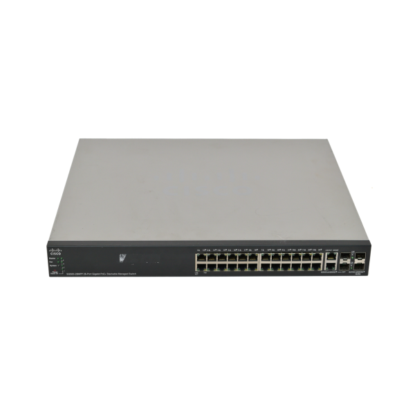 Cisco Switch 28-port Gigabit Max (SG500-28MPP-K9-G5-RFB)