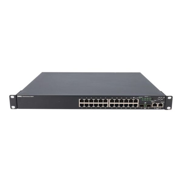 Dell PowerConnect 3524P 24-Port Managed PoE Switch (P489K-RFB)