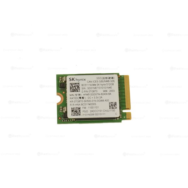 Dell 512GB NVMe M.2 SSD with PCIe (TG8T0-RFB)