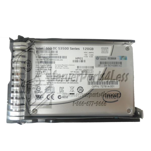 HP 120GB SATA Solid State Drive (718136-001-RFB)