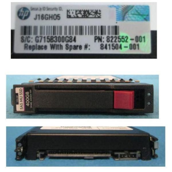 HP 400GB solid state drive MSA (787336-001-RFB)