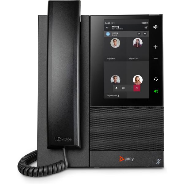 HP Poly CCX 500 Business Media Phone voor Microsoft Teams met PoE-ondersteuning (82Z76AA)