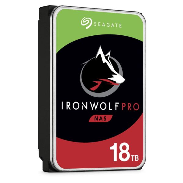 Seagate IronWolf Pro ST18000NE000 interne harde schijf 18 TB 7200 RPM 256 MB 3.5" SATA III (ST18000NE000)