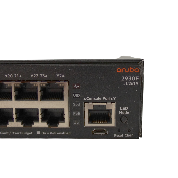 HP ARUBA 2930F 24G POE+ 4SFP (JL261A-RFB)