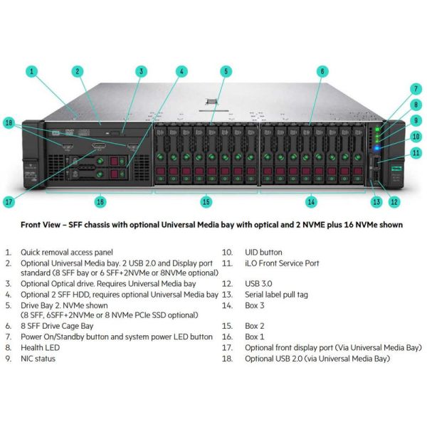 HP ML350 GEN10 XEON-B 3206R (P19789-B21-RFB)