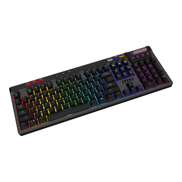 MSI STRIKE PRO WIRELESS toetsenbord Gamen USB + Bluetooth QWERTY Amerikaans Engels Zwart (S11-43DE209-CLA)
