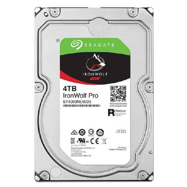 Seagate IronWolf Pro ST4000NT001 interne harde schijf 4 TB 7200 RPM 256 MB 3.5" (ST4000NT001) Seagate IronWolf Pro ST4000NT001 interne harde schijf 4 TB 7200 RPM 256 MB 3.5" (ST4000NT001)