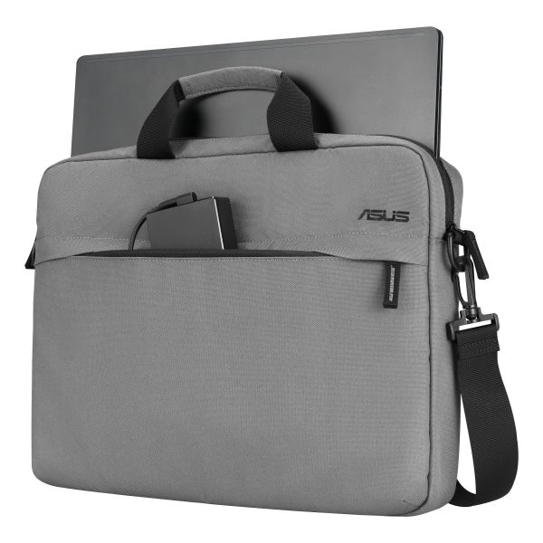 ASUS AC1600 Carry Bag 40,6 cm (16") Documententas Grijs, Amandel (90XB0A60-BSL000)