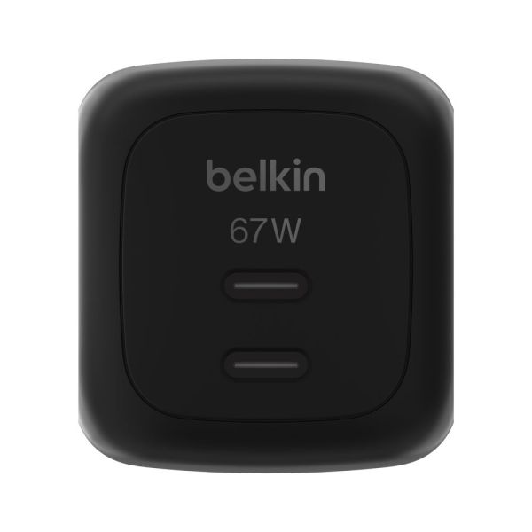 Belkin Dual USB-C 67W Ladegert met (WCH020KQBK)