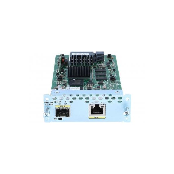 Cisco 1-port GE WAN NIM dual-mode (NIM-1GE-CU-SFP-RFB)