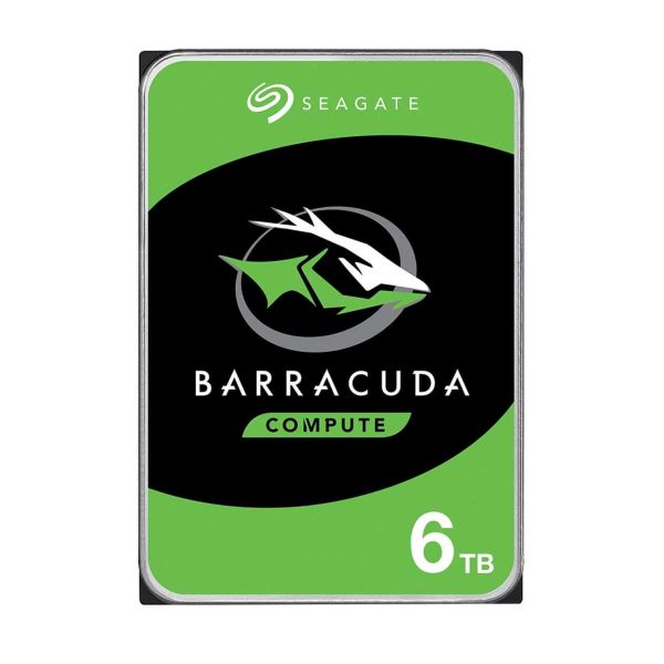 Seagate Barracuda 6TB interne harde schijf 5400 RPM 256 MB 3.5" SATA III (ST6000DM003)