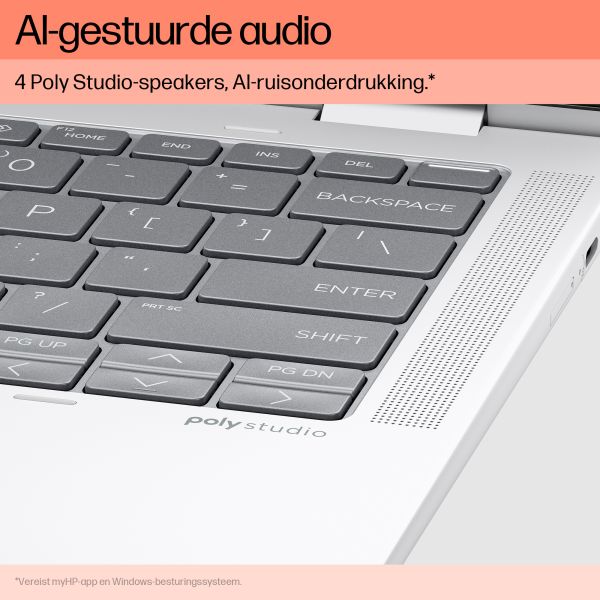 HP Elite x360 1040 G10 Intel Core Ultra 7 155H Hybride (2-in-1) 35,6 cm (14") Touchscreen WUXGA 32 GB LPDDR5x-SDRAM 1 TB SSD Wi-Fi 6E (802.11ax) Windows 11 Pro AI PC Zilver (B68ZGET#ABH) HP Elite x360 1040 G10 Intel Core Ultra 7 155H Hybride (2-in-1) 35,6 cm (14") Touchscreen WUXGA 32 GB LPDDR5x-SDRAM 1 TB SSD Wi-Fi 6E (802.11ax) Windows 11 Pro AI PC Zilver (B68ZGET#ABH)