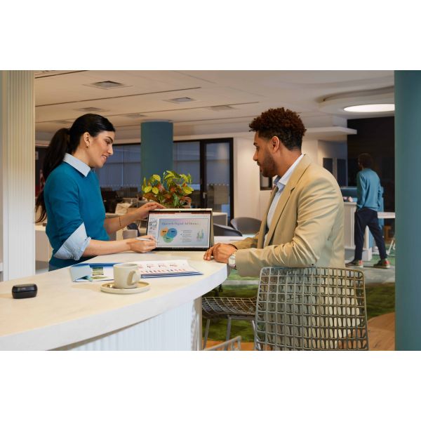 HP EliteBook X Flip G1i Copilot+ PC Intel Core Ultra 7 258V Hybride (2-in-1) 35,6 cm (14") Touchscreen WUXGA 32 GB LPDDR5x-SDRAM 512 GB SSD Wi-Fi 7 (802.11be) Windows 11 Pro Zilver (B69E6ET#ABH)