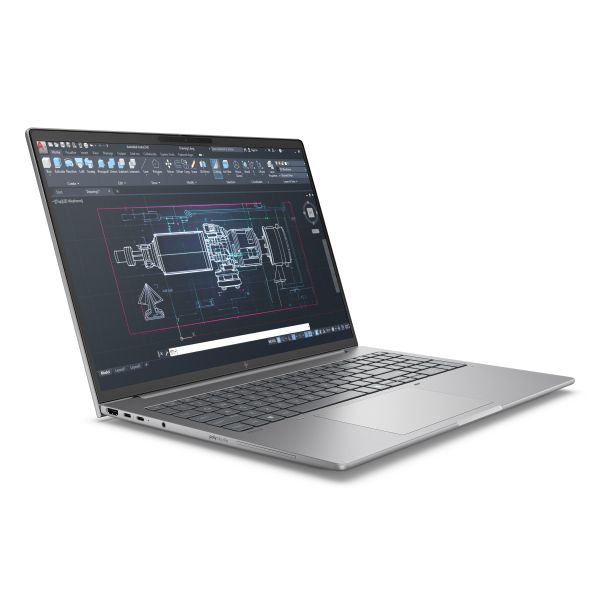 HP ZBook 8 G1 i16 U7 255H 16 32GB/1TB Intel Core Ultra 7 Mobiel werkstation 40,6 cm (16") WUXGA DDR5-SDRAM SSD NVIDIA RTX 500 Ada Wi-Fi 7 (802.11be) Windows 11 Pro AI Workstation, AI PC Zilver (C4DB0EA#ABH)