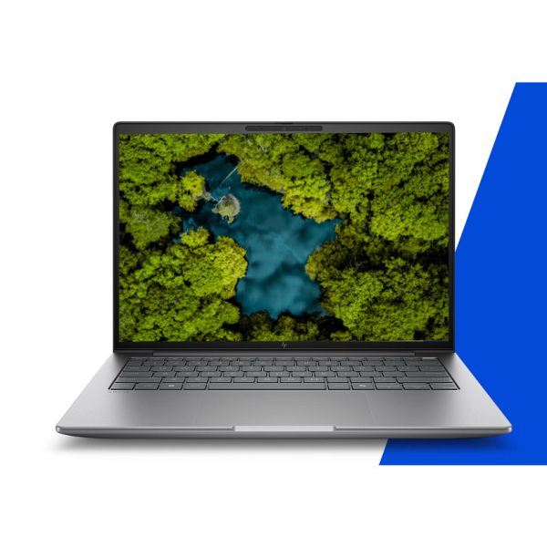 HP ZBook 8 ZB8G1i14 U7 255H 14 32GB/1T PC Intel Intel Core Ultra 7 Mobiel werkstation 35,6 cm (14") WUXGA DDR5-SDRAM 1 TB SSD NVIDIA RTX 500 Ada Wi-Fi 7 (802.11be) Windows 11 Pro AI Workstation, AI PC Zilver QWERTY (C4DP8EA#ABH)