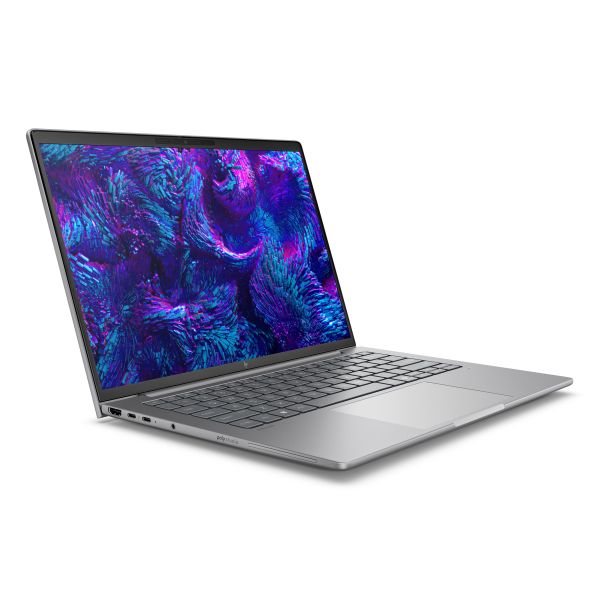 HP ZBook 8 ZB8G1i14 U7 255H 14 32GB/1T PC Intel Intel Core Ultra 7 Mobiel werkstation 35,6 cm (14") WUXGA DDR5-SDRAM 1 TB SSD NVIDIA RTX 500 Ada Wi-Fi 7 (802.11be) Windows 11 Pro AI Workstation, AI PC Zilver (C4DP8EA#ABH)