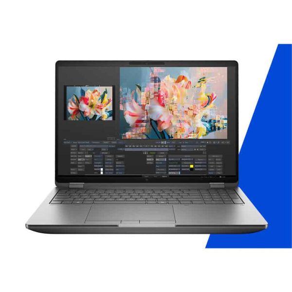 HP ZBG1i16 U9 285HX 16 64GB/1T PC Intel Intel Core Ultra 9 40,6 cm (16") WQXGA DDR5-SDRAM 1 TB SSD NVIDIA RTX PRO 4000 Blackwell Wi-Fi 7 (802.11be) Windows 11 Pro AI Workstation, AI PC Zilver (CV7G6EA#ABH)