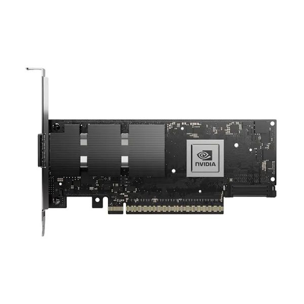 Mellanox MCX75310AAS-NEAT InfiniBand ONLY NVIDIA ConnectX-7 HHHL Adapter card, 400GbE / NDR IB (default mode), Sin gle-port OSFP (900-9X766-003N-SQ0)