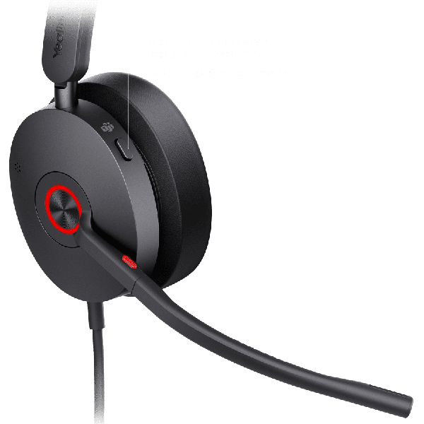 Yealink UH48 Dual - Headset - on-ear (UH48 DUAL TEAMS USB-C/A) (UH48 DUAL TEAMS USB-C/A)