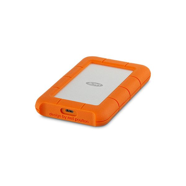 LaCie Rugged USB-C externe harde schijf 1000 GB Oranje, Zilver (STFR1000800)