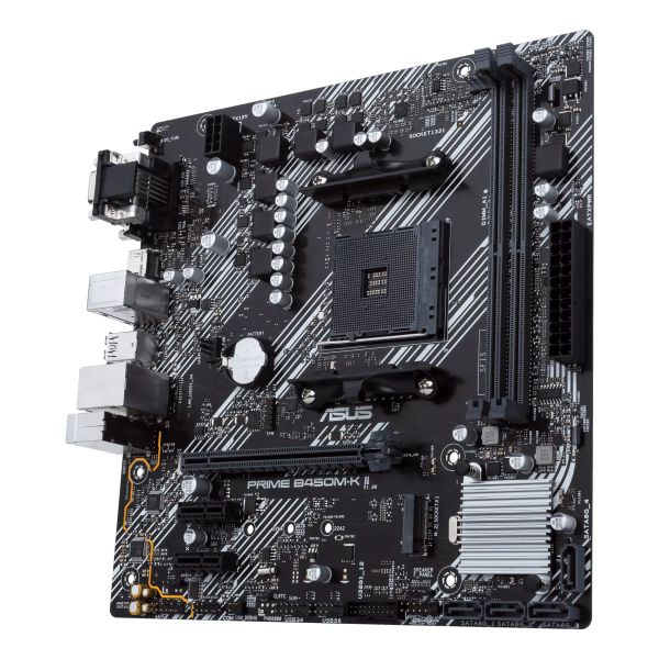 ASUS Prime B450M-K II AMD B450 Socket AM4 micro ATX (PRIME B450M-K II) ASUS Prime B450M-K II AMD B450 Socket AM4 micro ATX