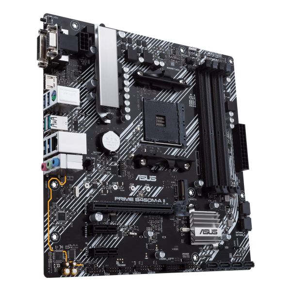 ASUS Prime B450M-K II AMD B450 Socket AM4 micro ATX (PRIME B450M-K II) ASUS Prime B450M-K II AMD B450 Socket AM4 micro ATX