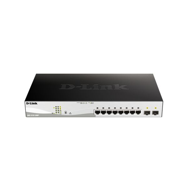 D-Link DGS-1210-10MP netwerk-switch Managed L2/L3 Gigabit Ethernet (10/100/1000) Power over Ethernet (PoE) Zwart (DGS-1210-10MP)