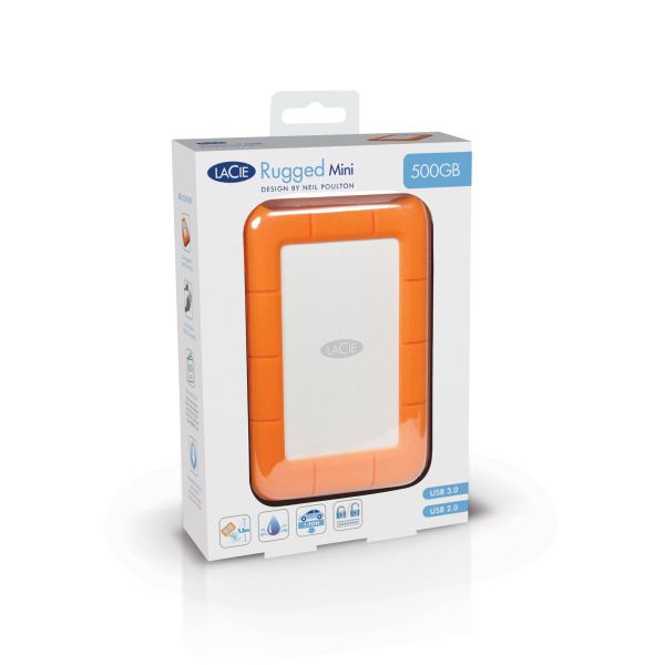 LaCie Rugged 2000 GB Oranje (STHR2000800)