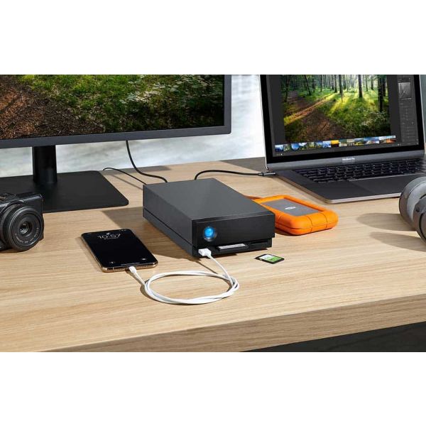 LaCie 1big Dock externe harde schijf 8000 GB Zwart (STHS8000800)