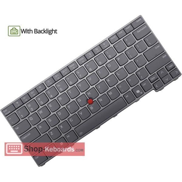 Lenovo Keyb L14/T14/P14s G5/G6 DK - BL (5N21M38312)