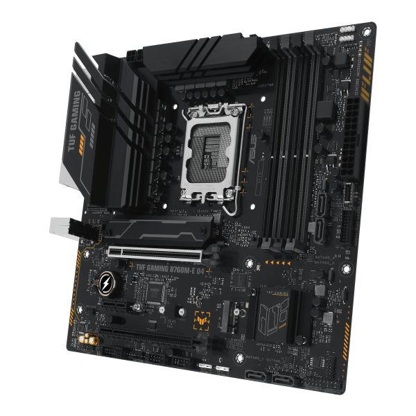 ASUS TUF GAMING B760M-E D4 Intel B760 LGA 1700 micro ATX (90MB1E90-M1EAY0) ASUS TUF GAMING B760M-E D4 Intel B760 LGA 1700 micro ATX (90MB1E90-M1EAY0)
