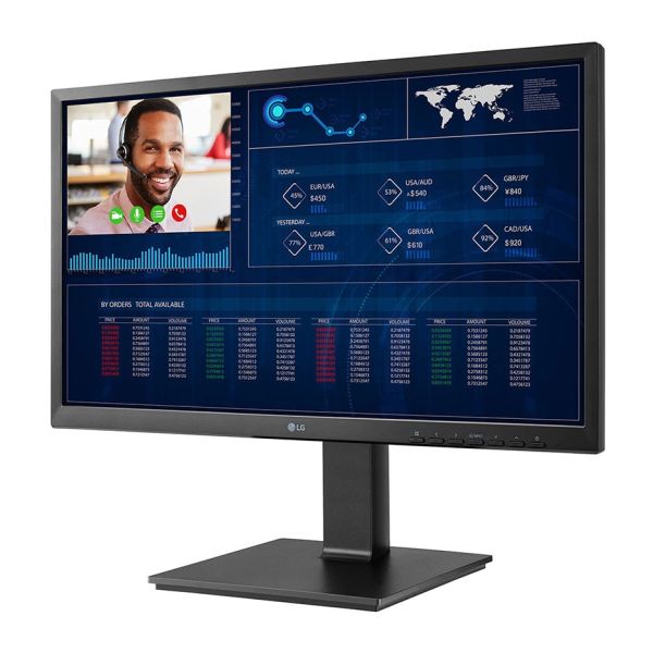 LG 24CQ650N-6N All-in-One PC/workstation Intel® Celeron® N5105 60,5 cm (23.8") 1920 x 1080 Pixels All-in-One thin client 4 GB DDR4-SDRAM 16 GB eMMC Wi-Fi 6 (802.11ax) Zwart (24CQ650N-6N)