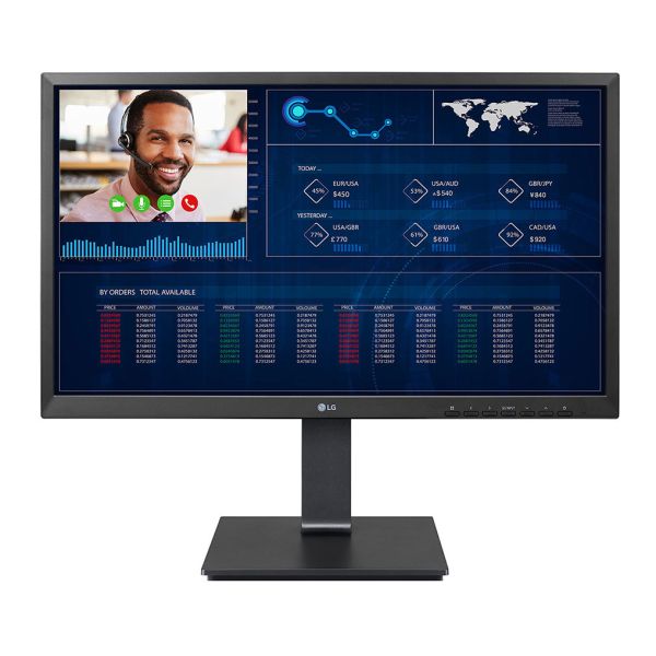 LG 24CQ650N-6N All-in-One PC/workstation Intel® Celeron® N5105 60,5 cm (23.8") 1920 x 1080 Pixels All-in-One thin client 4 GB DDR4-SDRAM 16 GB eMMC Wi-Fi 6 (802.11ax) Zwart (24CQ650N-6N)