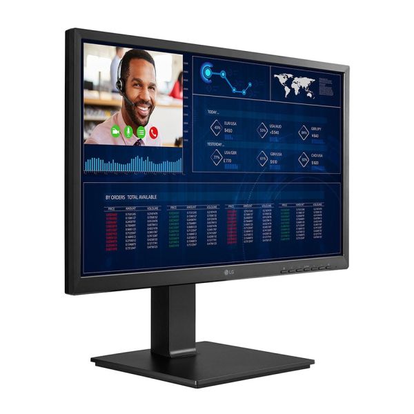LG 24CQ650N-6N All-in-One PC/workstation Intel® Celeron® N5105 60,5 cm (23.8") 1920 x 1080 Pixels All-in-One thin client 4 GB DDR4-SDRAM 16 GB eMMC Wi-Fi 6 (802.11ax) Zwart (24CQ650N-6N)