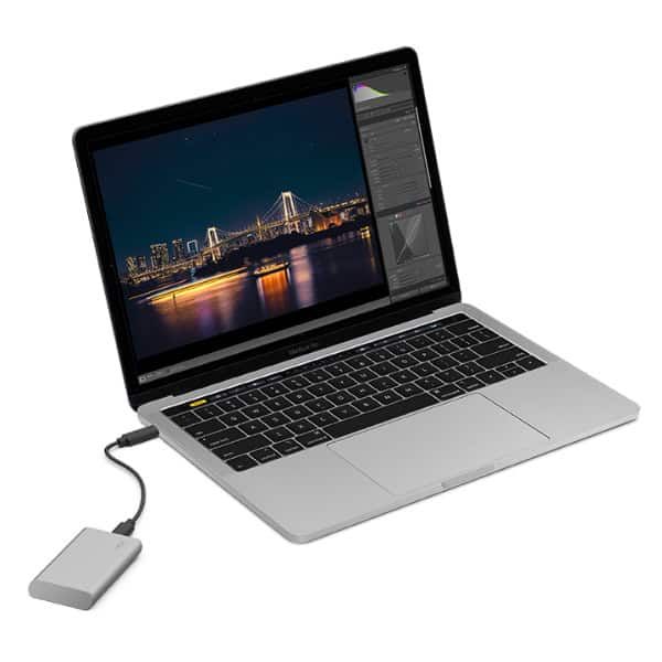 LaCie STKS1000400 externe solide-state drive 1000 GB Zilver (STKS1000400)