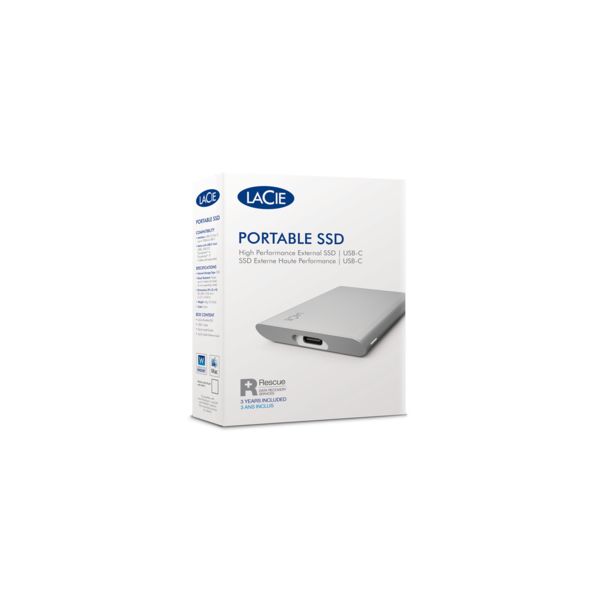 LaCie STKS1000400 externe solide-state drive 1000 GB Zilver (STKS1000400)