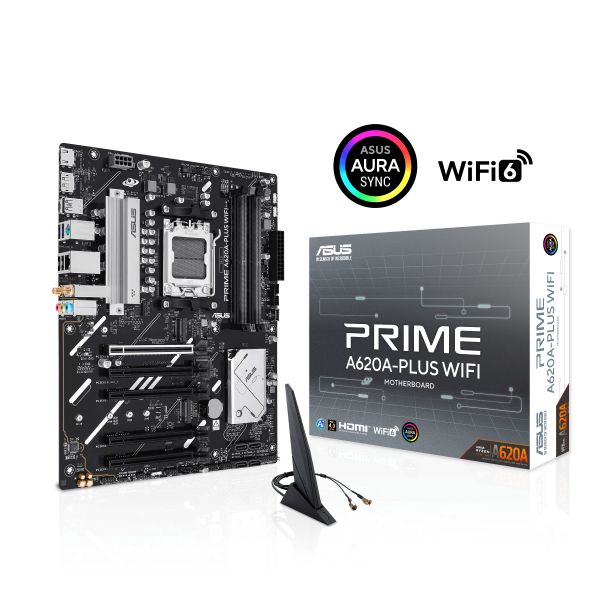 ASUS PRIME A620A-PLUS WIFI AMD A620A Socket AM5 ATX (90MB1PF0-M0EAY0) ASUS PRIME A620A-PLUS WIFI AMD A620A Socket AM5 ATX (90MB1PF0-M0EAY0)