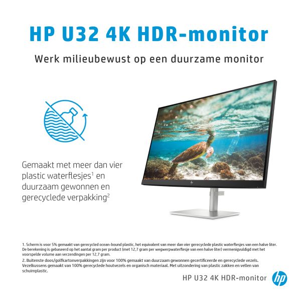 HP U32 4K HDR-monitor (368Y5E9#ABB)