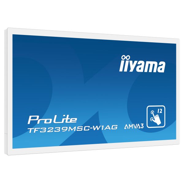 iiyama TF3239MSC-W1AG beeldkrant 80 cm (31.5") LED 500 cd/m² Full HD Wit Touchscreen (TF3239MSC-W1AG)