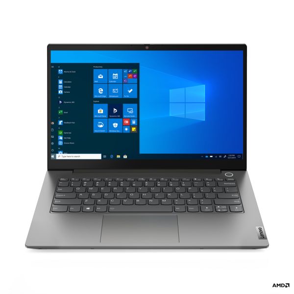 Lenovo ThinkBook 14 G3 ACL AMD Ryzen™ 5 5500U Laptop 35,6 cm (14") Full HD 8 GB DDR4-SDRAM 256 GB SSD Wi-Fi 6 (802.11ax) Windows 10 Pro Scandinavisch Grijs (21A2002HMX)