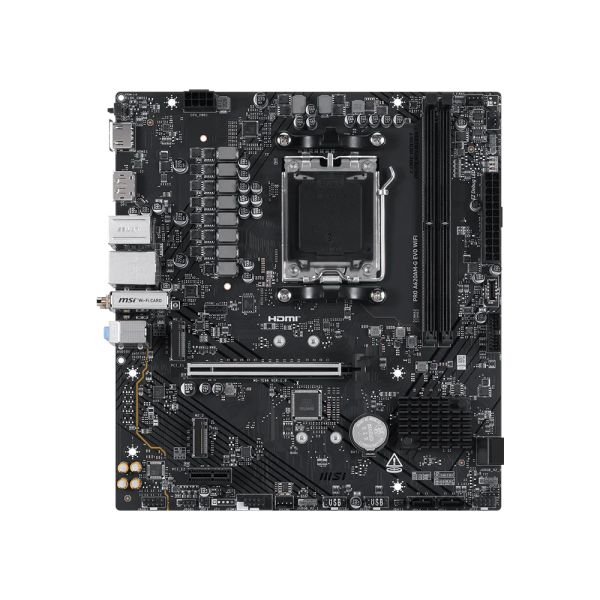 MSI Pro A620AM-G EVO WIFI AMD A620A Socket AM5 micro ATX (7E96-001R)
