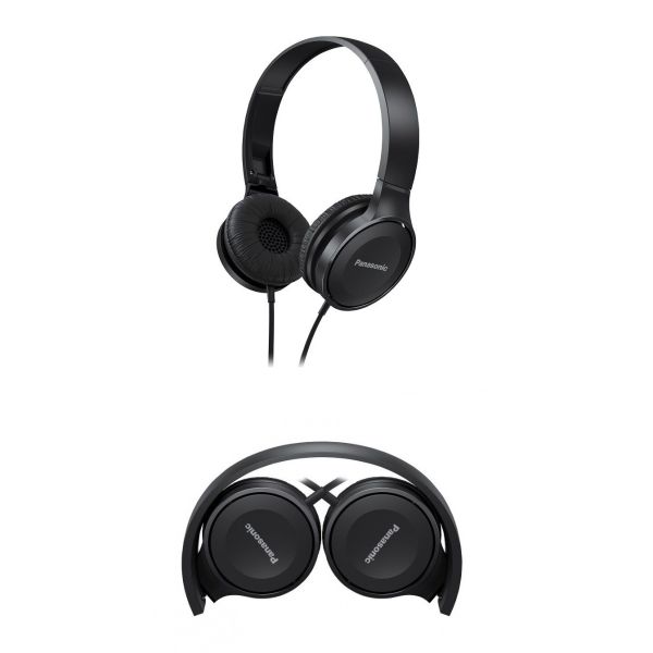 Panasonic RP-HF100E, Wired, 10 - 23000 Hz, Call/Music, 137 g, Headphones, Black (RP-HF100E-K)