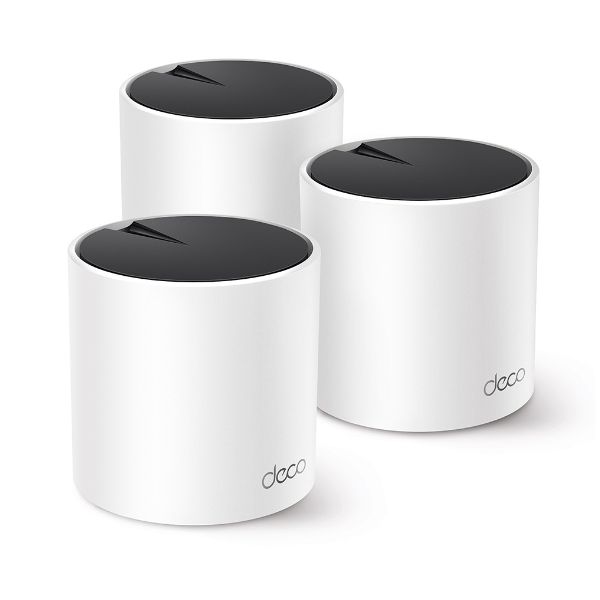 TP-Link DECO X55 (3-Pack) Dual-band (2.4 GHz / 5 GHz) Wi-Fi 6 (802.11ax) Wit Intern (DECO X55)